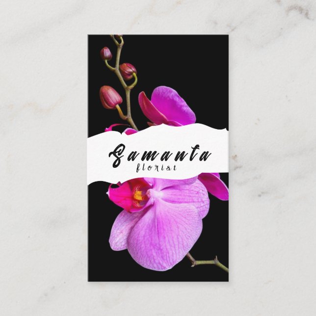Florist Business Card Visitenkarte (Vorderseite)