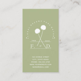 Florist Business Minimalistisch Visitenkarte