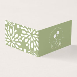 Florist Business Minimalistisch Visitenkarten