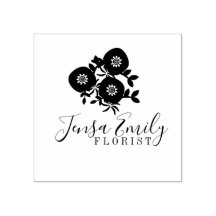 Florist Floral Bouquet Logo Artist Studio