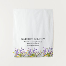 Florist-Garten-Pop-Up-Shop-Branding-Display Wandteppich