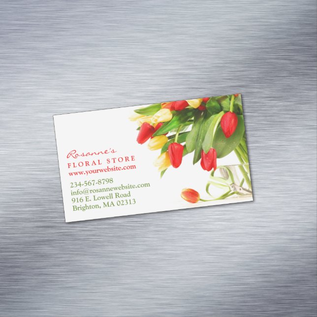 Florist Magnetische Visitenkarte (Beispiel)