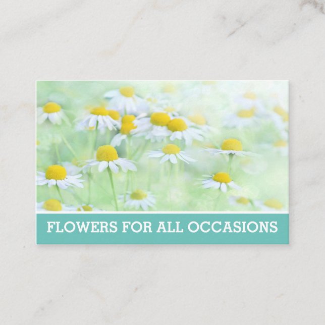 Floristen & Blume Sellers Florist Visitenkarte (Vorderseite)