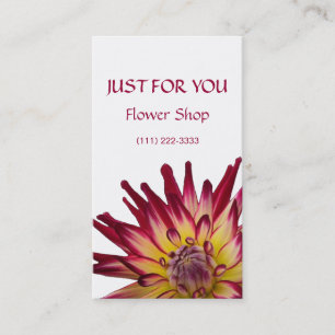 Floristen-und Blumen-Geschäfts-persönliche Karte