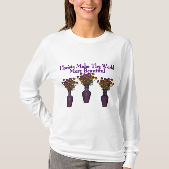Floristen verschönern das Weltt-shirt T-Shirt (Vorderseite)