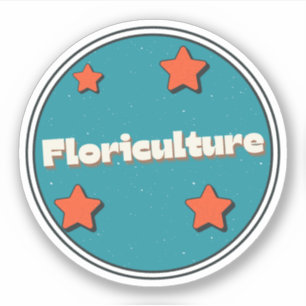 Floristik Aufkleber