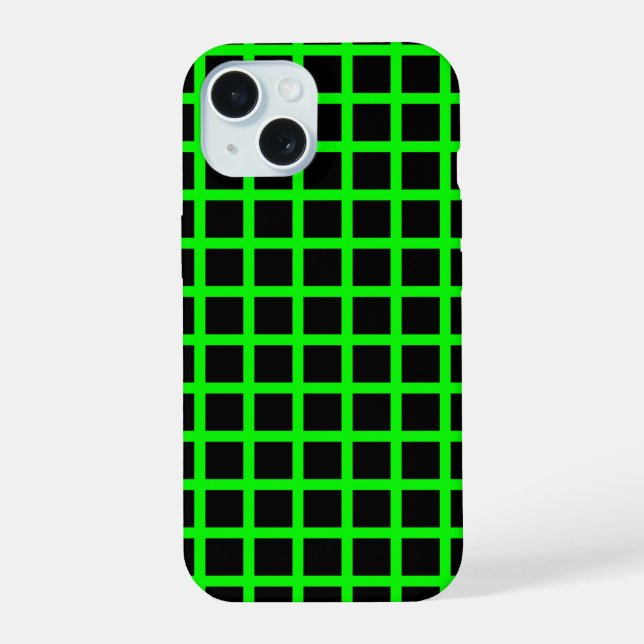 Floro dot illusion iphone 15 case  hülle (Rückseite)