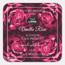 Florrosa Produktkennzeichnungen Rose Blume mit Log
