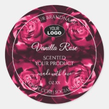 Florrosa Produktkennzeichnungen Rose Blume mit Log
