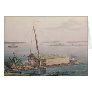 Floss auf dem Guayaquil-Fluss