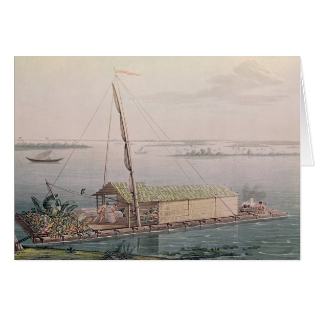 Floss auf dem Guayaquil-Fluss (Vorderseite (Horizontal))