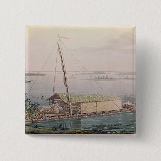 Floss auf dem Guayaquil-Fluss Button (Vorderseite)
