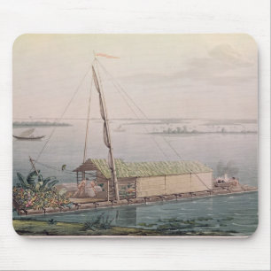 Floss auf dem Guayaquil-Fluss Mousepad