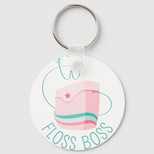 Floss Boss Schlüsselanhänger (Vorderseite)