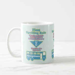 Floss Rule Phonics, die Englisch lernen Kaffeetasse