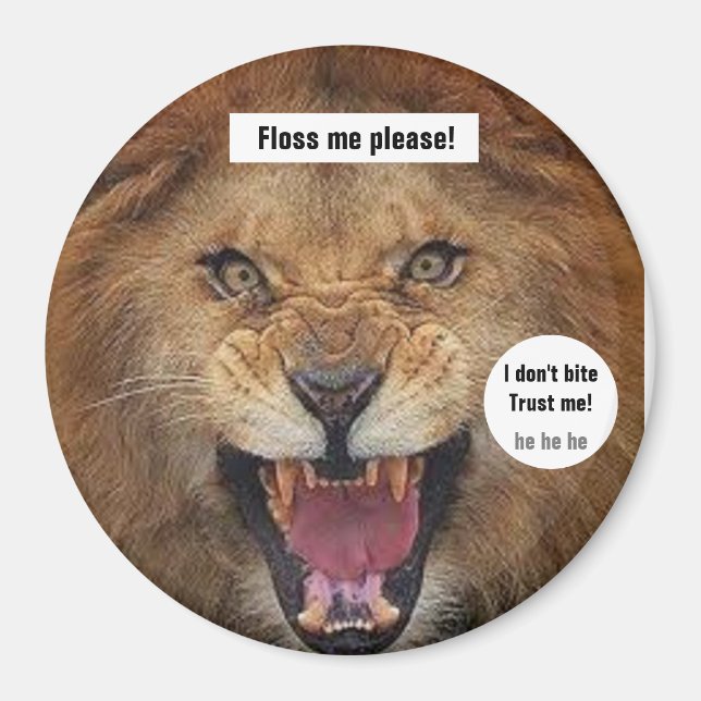 Flosse mich bitte! Magnet (Vorne)