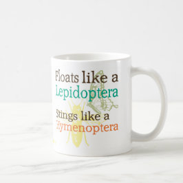 Flöße wie Lepidoptera Kaffeetasse