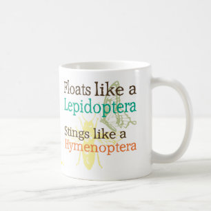 Flöße wie Lepidoptera Kaffeetasse