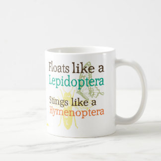 Flöße wie Lepidoptera Kaffeetasse