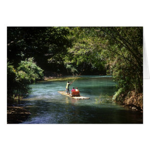 Flößen auf dem Martha Brae River, Falmouth,