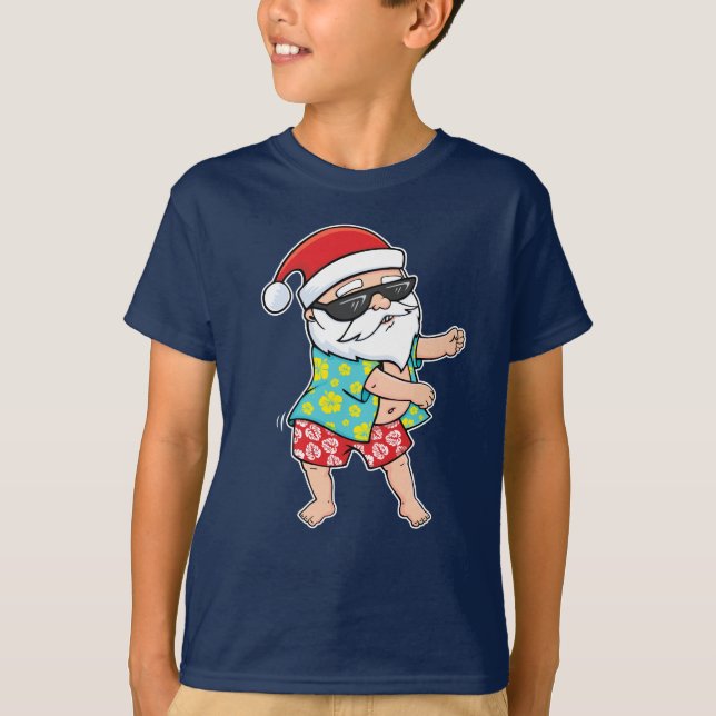 Flossing Sankt T-Shirt (Vorderseite)