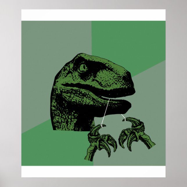 Flossoraptor Philosoraptor Poster (Vorne)