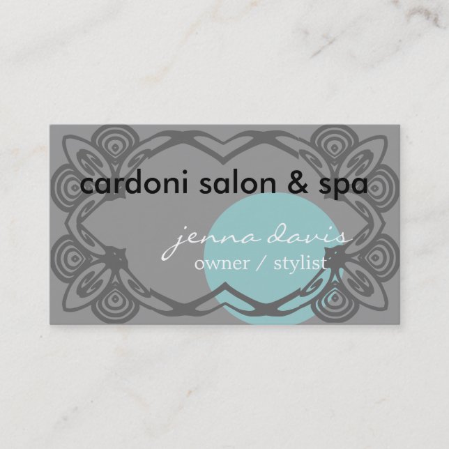 FLOSSY CHIC TERMINKARTE (Vorderseite)