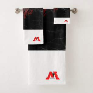 FloState Design "ME" Mann Erudientfernt Bleibe Alf Badhandtuch Set