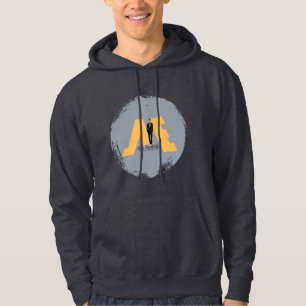 FloState Design "ME" Mann rudigelb, grau Hoodie