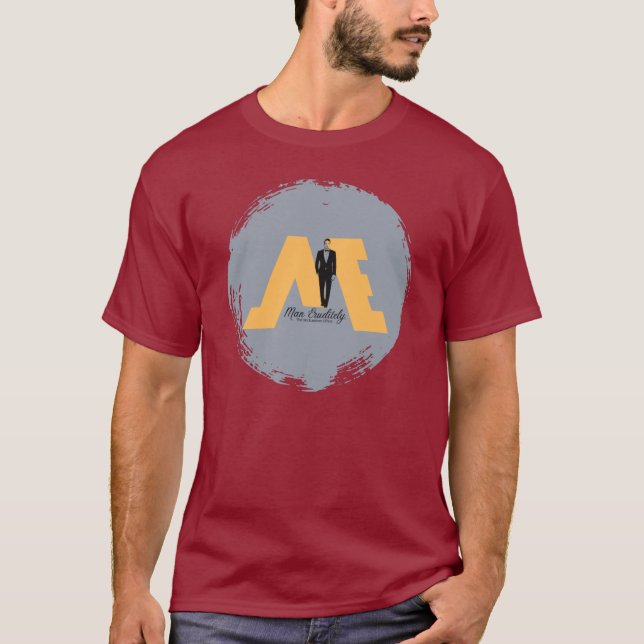 FloState Design "ME" Mann rudigelb, grau T-Shirt (Vorderseite)