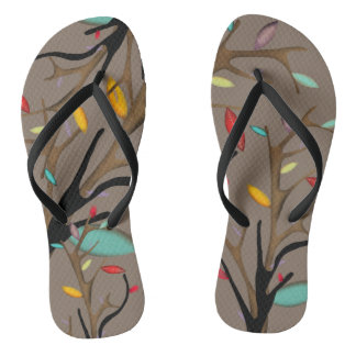 FLÖSUNGEN FÜR MÄNNER SCHWARZ UND BROWN FLIP FLOPS
