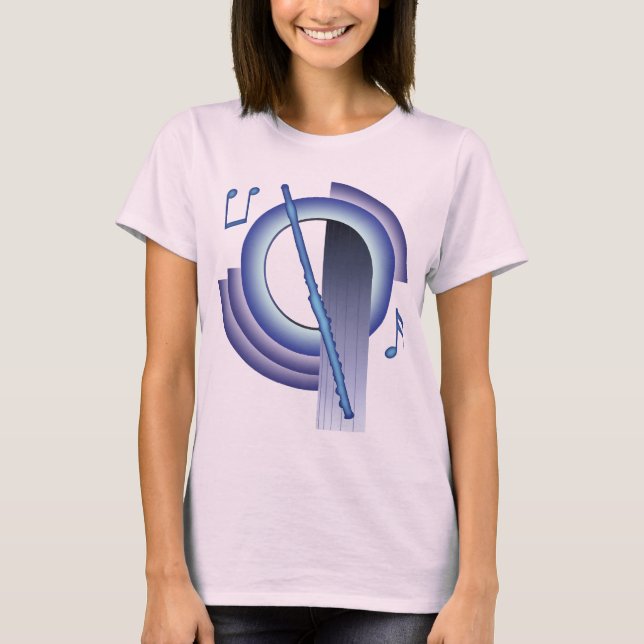 Flöte Deco2 T-Shirt (Vorderseite)