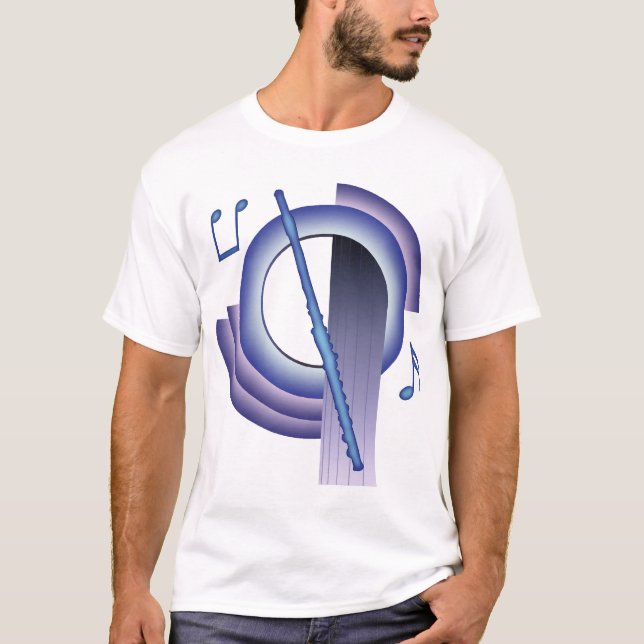 Flöte Deco2 T-Shirt (Vorderseite)