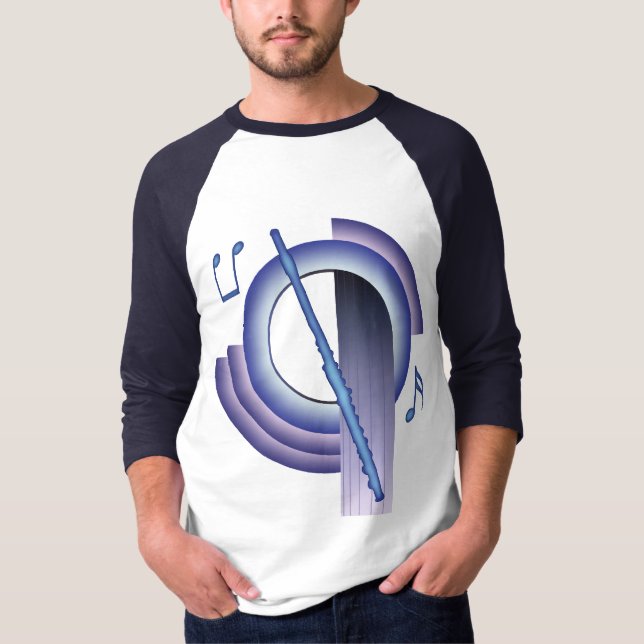 Flöte Deco2 T-Shirt (Vorderseite)