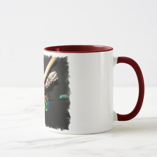 Flöte, Frieden und Salbei Tasse (Rechts)