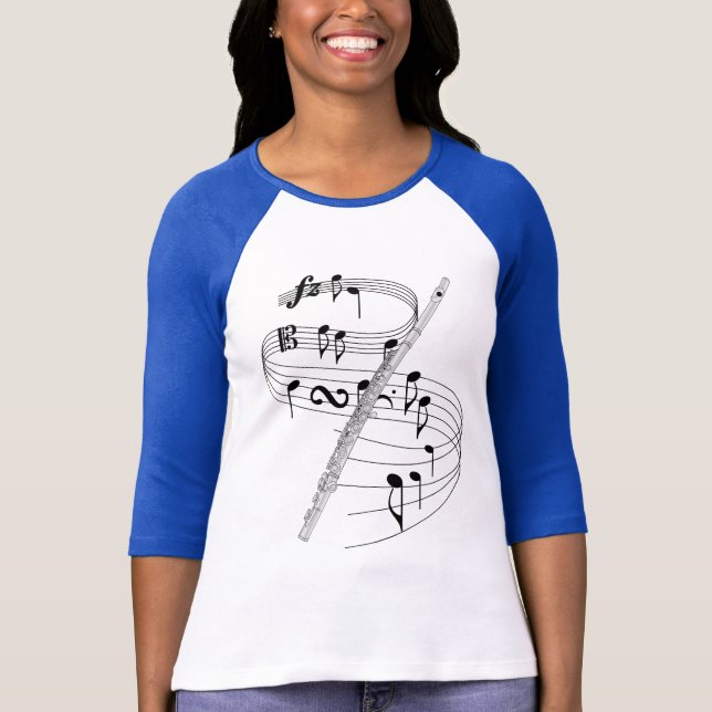 Flöte T-Shirt (Vorderseite)