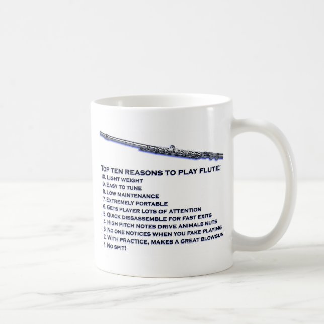 Flöte Top 10 Kaffeetasse (Rechts)