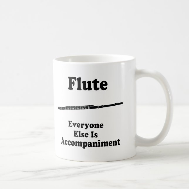 Flöten-Geschenk Kaffeetasse (Rechts)