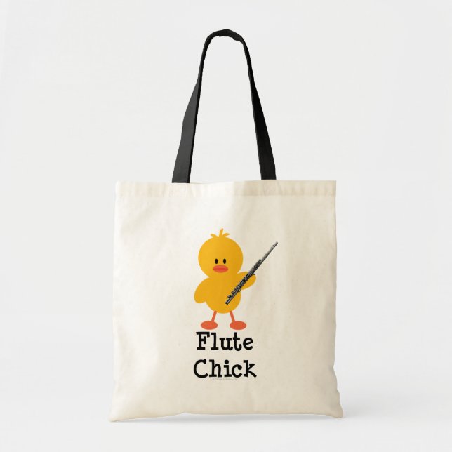 Flöten-Küken-Musik-Tasche Tragetasche (Vorne)