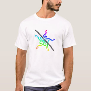 Flöten-Musik-T - Shirt