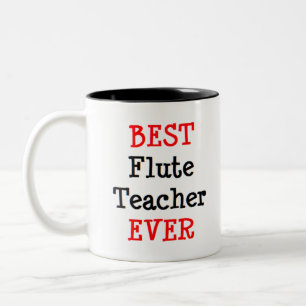 Flötenlehrer, am besten zweifarbige tasse