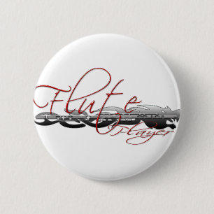 Flötenspieler-Drache Button