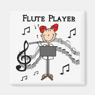 Flötenspieler-Magnet Magnet