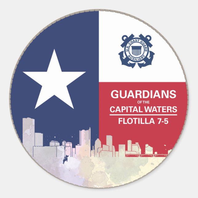 Flotilla 75 Patch Sticker (Vorderseite)