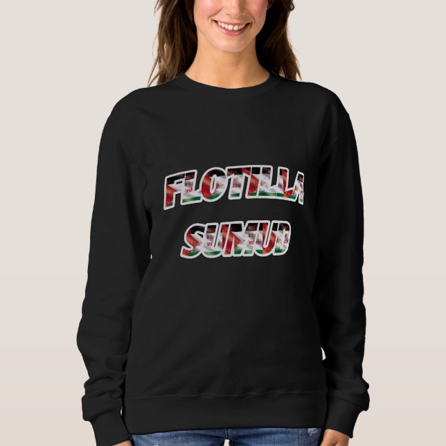 Flotilla sumud sweatshirt (Vorderseite)