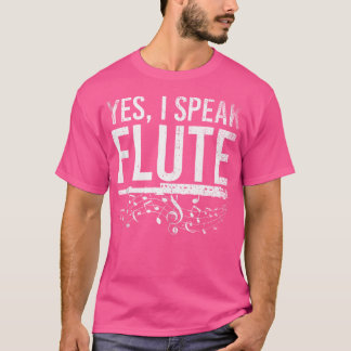Flötist Idee Orchester Musik Flöte T-Shirt