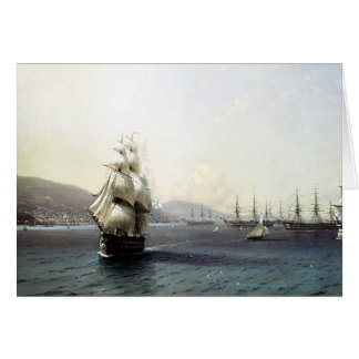Flotte de la Mer Noire dans la baie de Theodosia