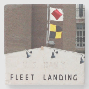 Flotte, die Charleston, Sc-MarmorsteinUntersetzer Steinuntersetzer