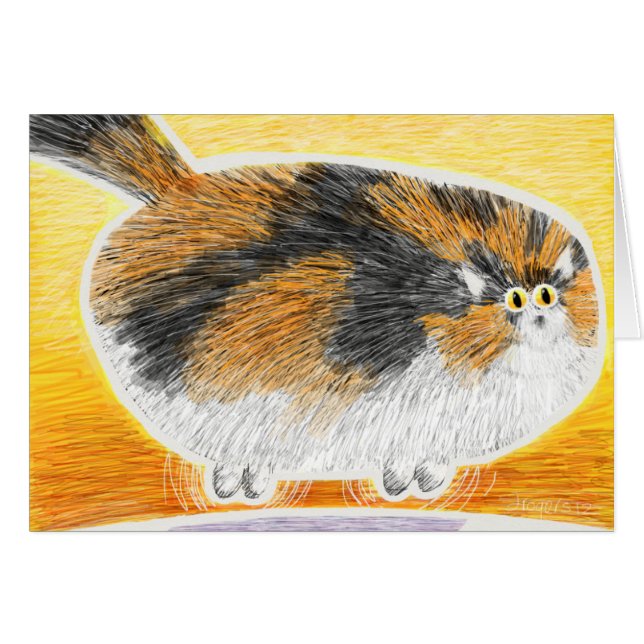 Flottement de chat de calicot (Devant horizontal)