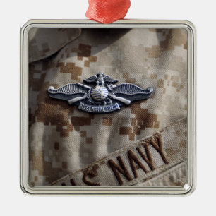 Flotten-Marinekraft-Kriegsführungsgerät-Button Ornament Aus Metall